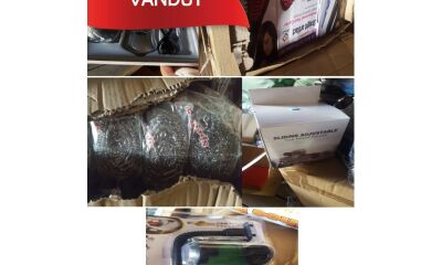 Stoc de marfă bunuri: triciclete, suport telefon mobil, aparate masaj